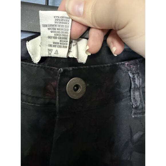 American Rag Jeans Women's Size 15 Velvet Feeling Rose Whimsygoth Fairy Grunge - Picture 7 of 10